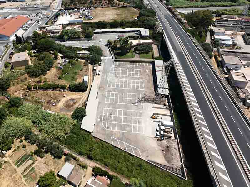 Parcheggio Civitavecchia - Porto Civitavecchia vista dall'alto Parcheggio Civitavecchia - Porto Civitavecchia