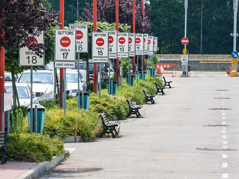 New Linate Parking Via di accesso New Linate Parking